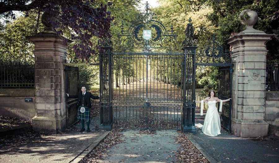 An Autumnal Post-Wedding Portrait