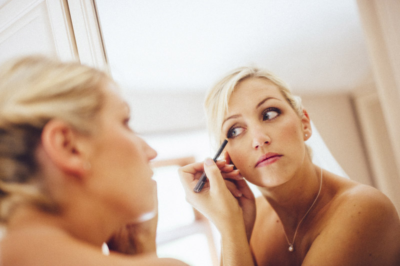 Bride Getting Ready For Her Wedding