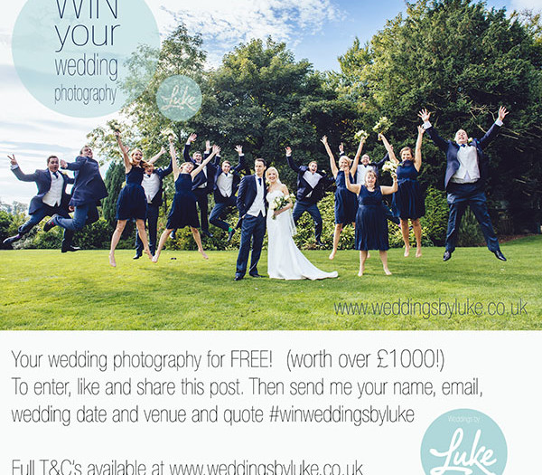 Your last chance for FREE wedding photography