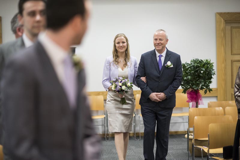 Jenny & David at Preston Registry Office