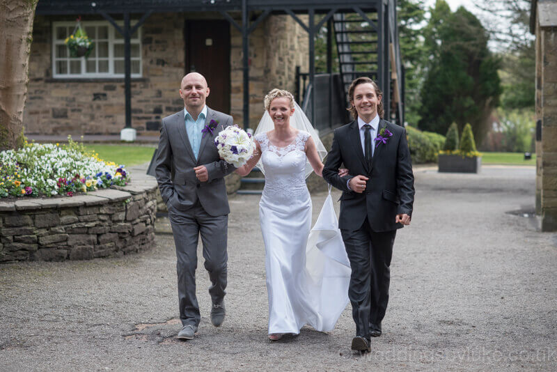 Emilia Being Escorted to Her Wedding