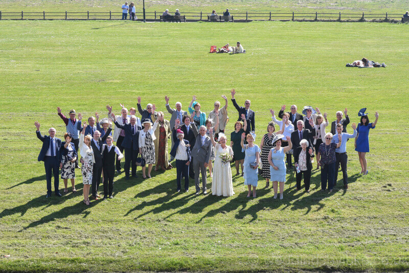 Wedding Guests on Lytham Green